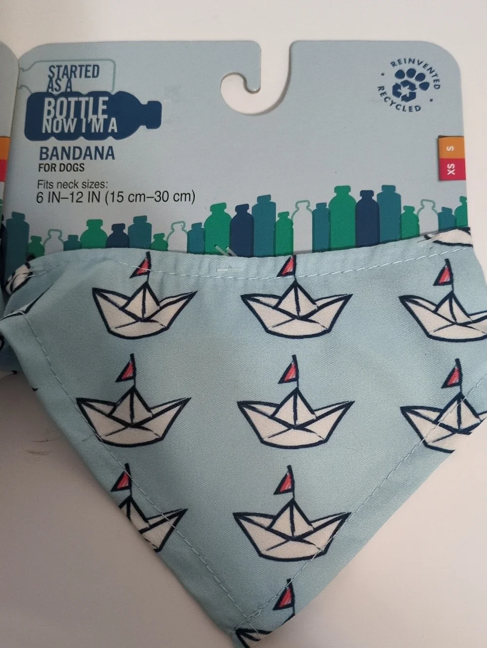 NWT Petco Eco Pet Bandana Lot 5 Pack Small Extra Small Nautical Whale Sailboat